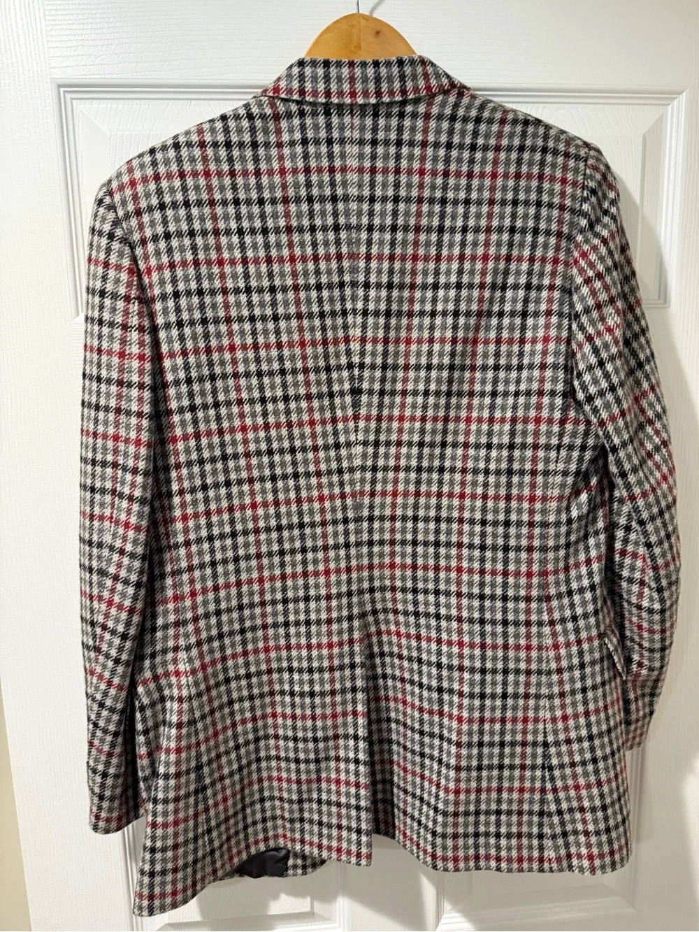 Vintage Burberrys 100% Cashmere Sports Coat Made In England Size 40 Short